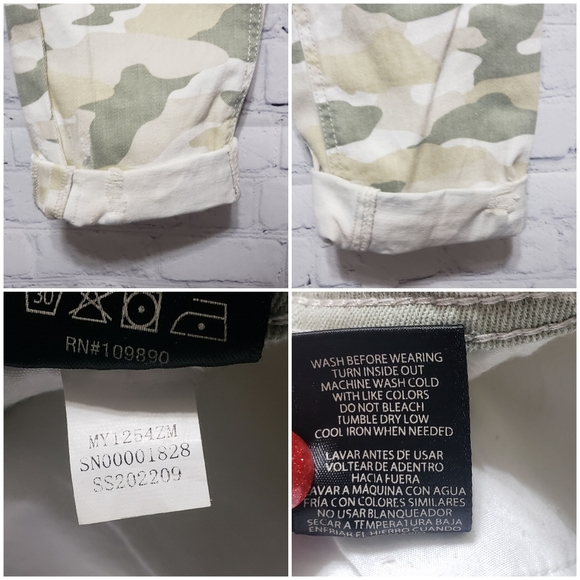 Seven7 Sz10 Skinny Easy Fit Camo Cuffed Jean - Picture 14 of 16